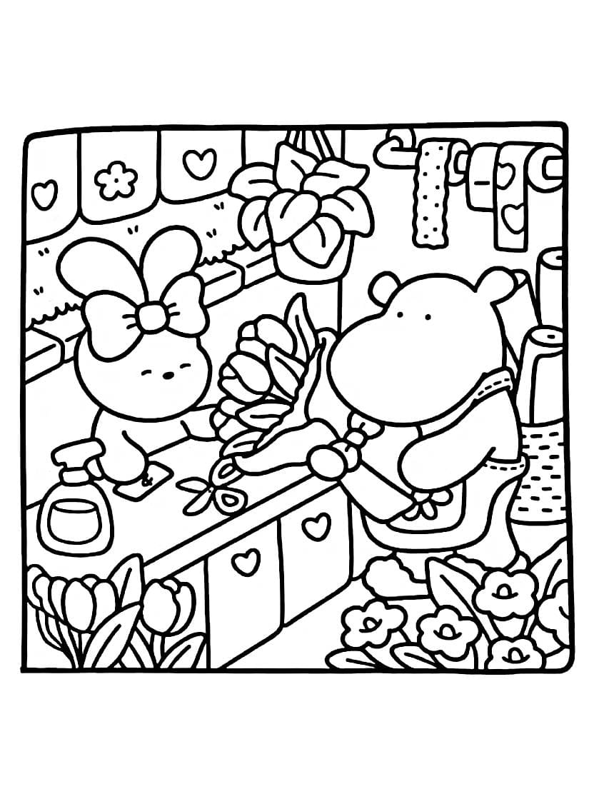 Coloriage Comfy Days Beaute Dans Chaque Detail