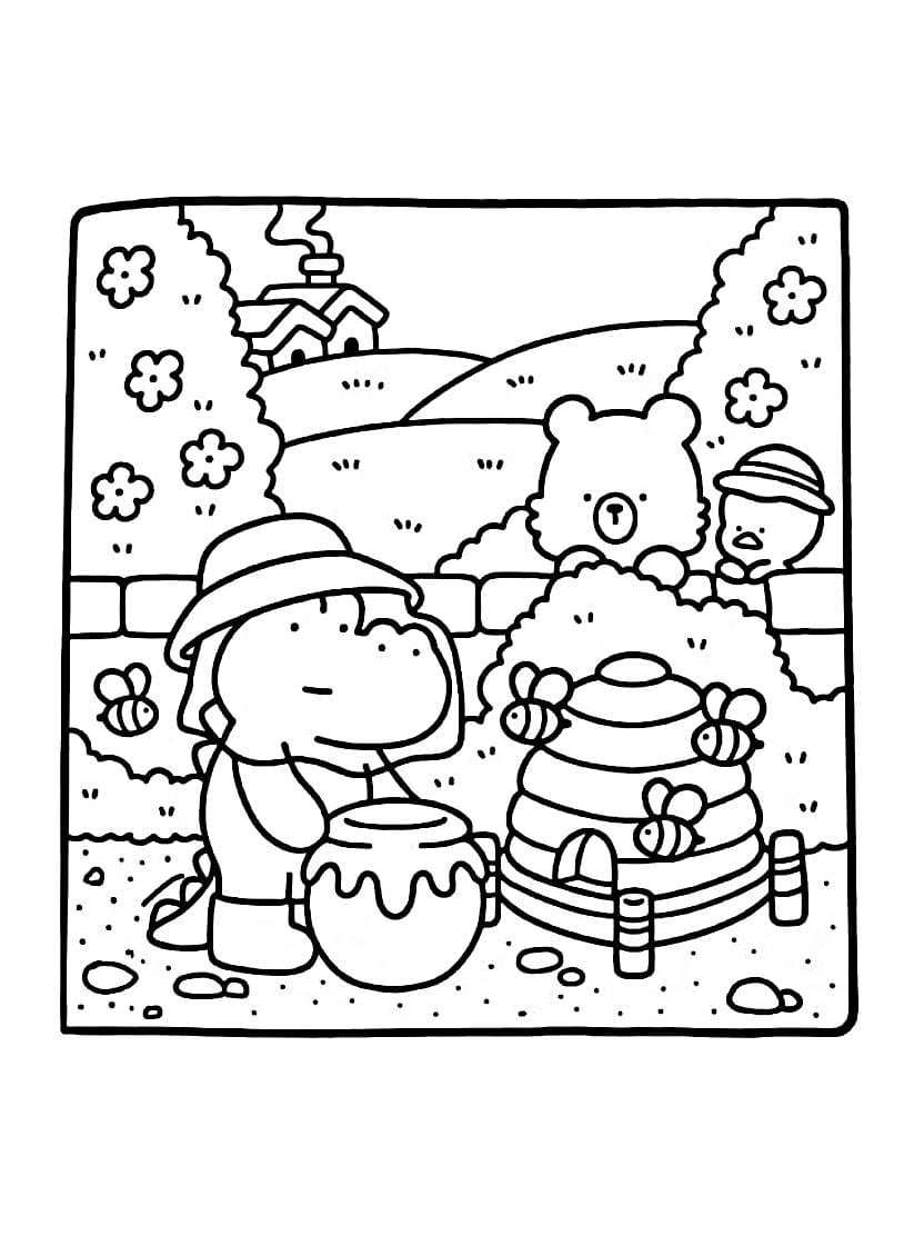 Coloriage Comfy Days Parfait Pour Enfants Et Adultes