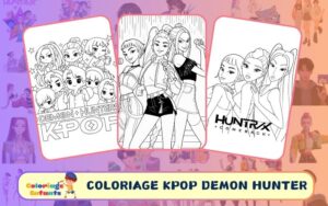 Coloriage Kpop Demon Hunter