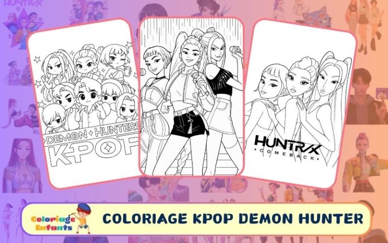 Coloriage Kpop Demon Hunter