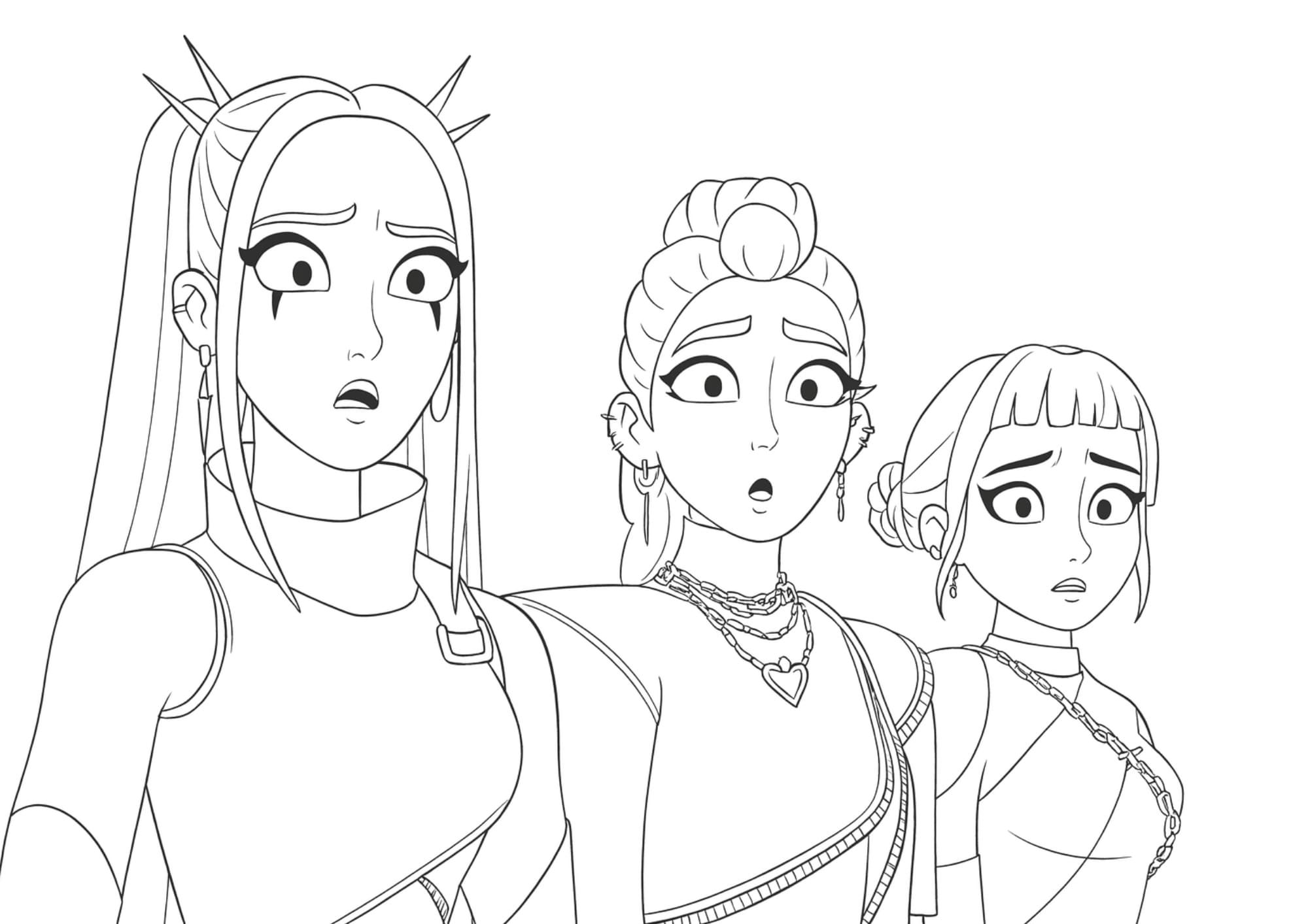 Coloriage Kpop Demon Hunter​